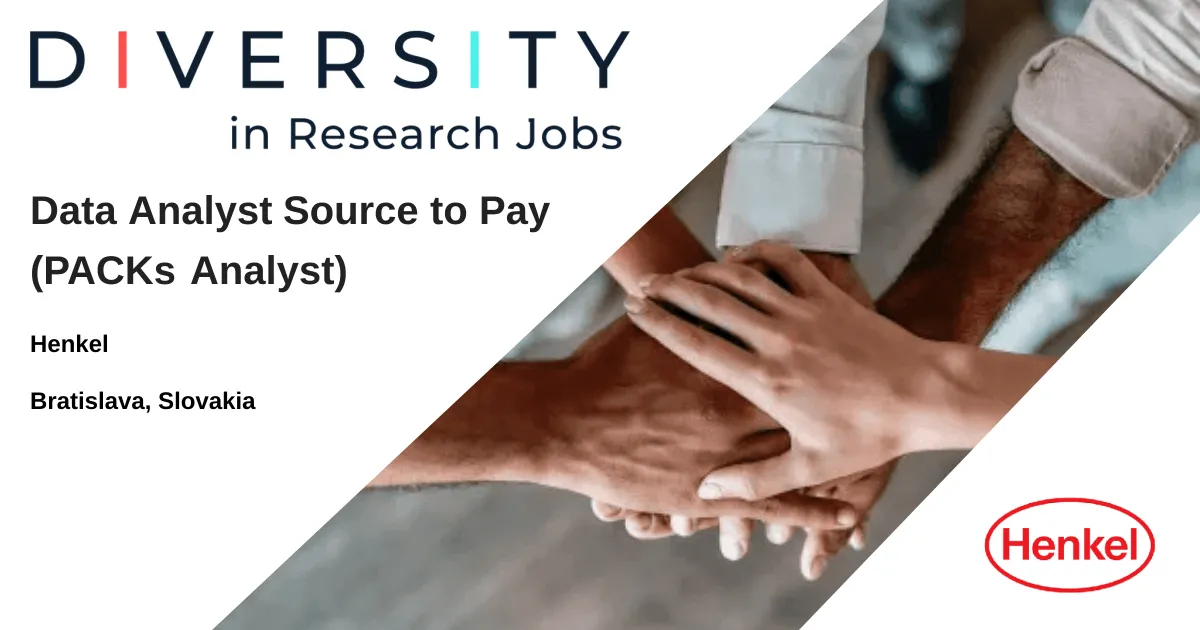 Data Analyst Source to Pay job with Henkel | 1717324