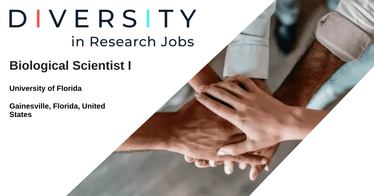 Biological Scientist I job with University of Florida | 2004320
