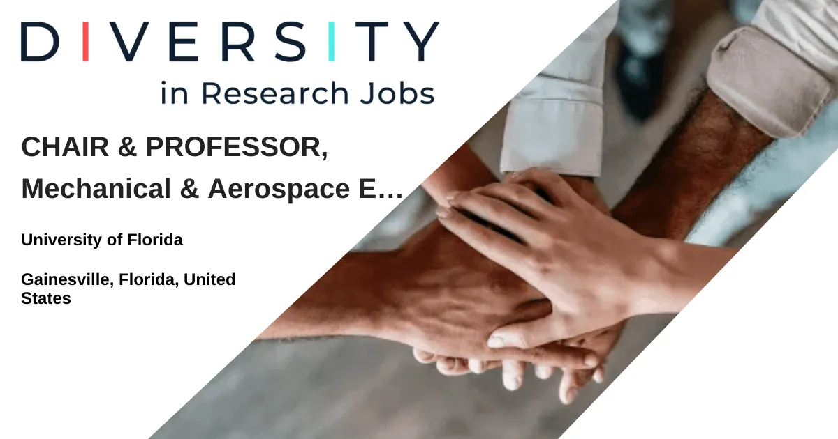 CHAIR & PROFESSOR, Mechanical & Aerospace Engineering job with ...